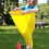 Lustiges Granny Pants Yard-Spielset,-Rot 2