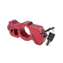 Motorcycle Lock, Handlebar Lock with 2 Keys, Anti Theft Motorcycle Brake Lock for Motorcycle Bike A