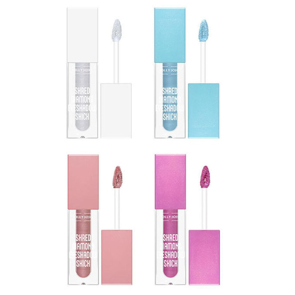 Liquid Glitter Eyeshadow Set,  Pigmented Waterproof QuickDrying Shimmer Eye Makeup for Women