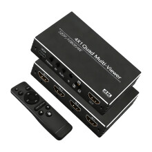 Multiple Device HDTV Video Splitter 4 Port Input Single Output