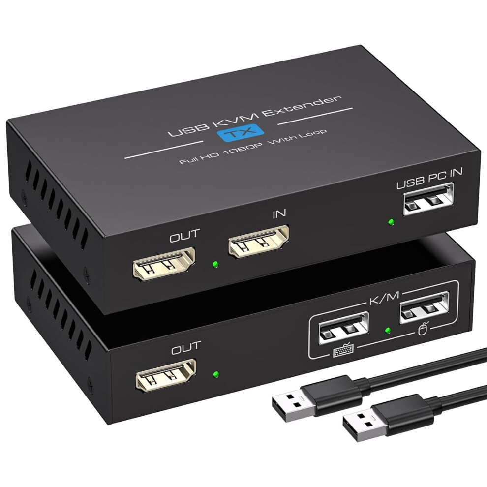 1080P Hdtv Kvm Usb Extender 120M Video Extender Over Ethernet 7704000921244