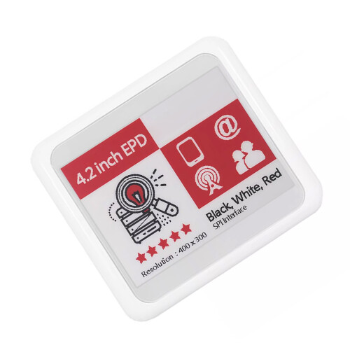 Wireless E Paper Electronic Label 4.2inch Without Battery-Red