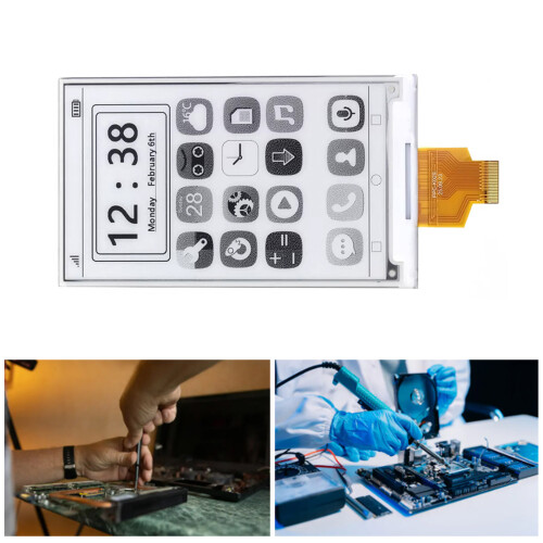 High Resolution Low Power EPaper Touchable-EPD with CO2 Adapter 2