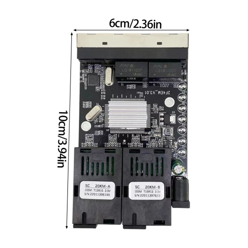 Fast Data Transmission Fiber Converter Reverse Power over 2
