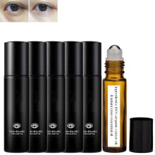Under Eye Rollerball Castor Oil Eye Serum for Wrinkle Reduction and Cooling Massage, 5pcs