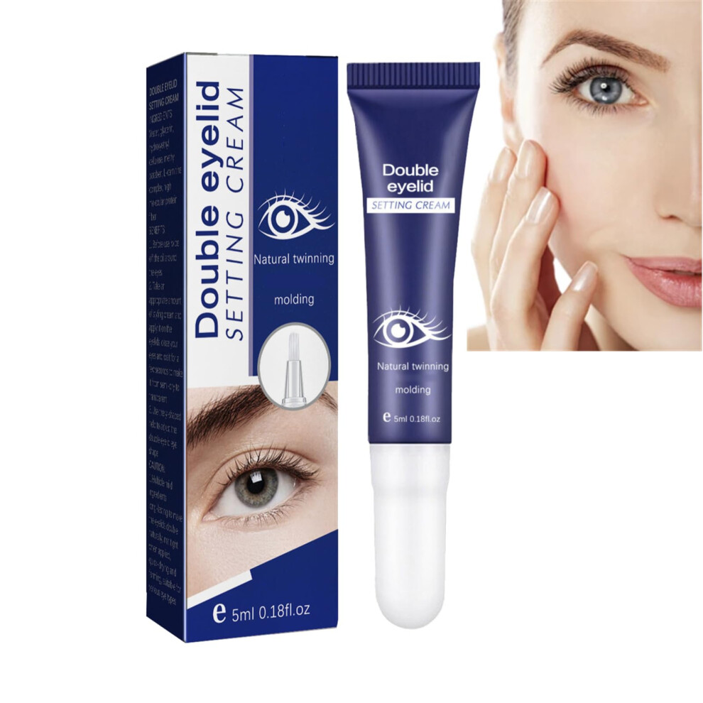 Cream Double Eyelid Waterproof Longlasting Invisible Eyelid Styling For Natural Lift 1Pcs