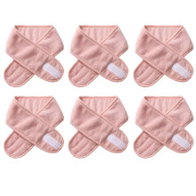 Bandă de păr Spa din material moale, bandă de păr pentru machiaj, pânză terry pentru absorbția rapidă a lichidelor, dimensiune reglabilă, se