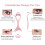 SmudgeProof Silicone Mascara Shield Guard Pink Eyelash Applicator Tool for Precise Makeup 2