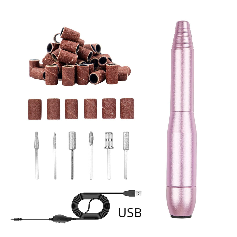 Electric Nail Drill 20000 RPM Professional Kit for Acrylic and Gel Nails with Bits Set