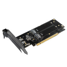 Gegevensredundante PCIExpress 5.0 x16 NVMe M.2-uitbreidingskaart