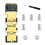 M.2 NGFFs Msata SSD's naar SATA3.0 2,5" Adapters SSD's 1