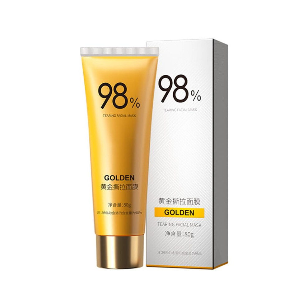 Gold 24K Peel Off Mask Antiaging Firming Facial For Fine Lines Wrinkles And Deep Cleansing