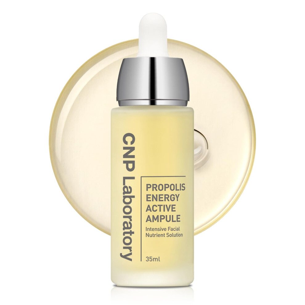 Propolis Serum with Hyaluronic Acid for Deep Hydration and Centella Soothing, Korean Skincare 1.18oz