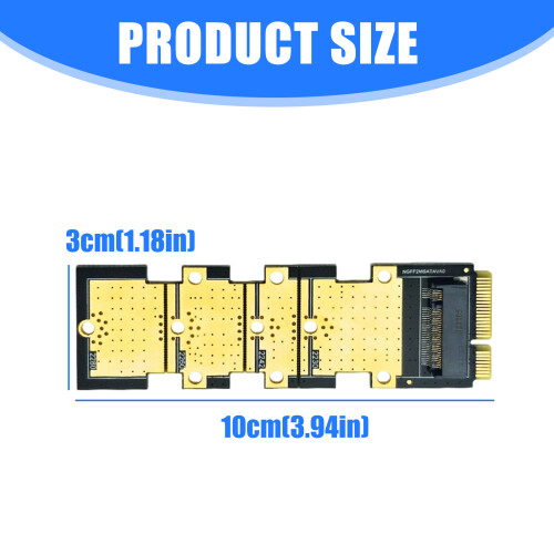 M.2 NGFFs Msata SSD's naar SATA3.0 2,5" Adapters SSD's 2