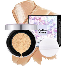 Air Cushion CC Cream Foundation Natural Beige – Long Lasting Waterproof Moisturizing Radiant Finish
