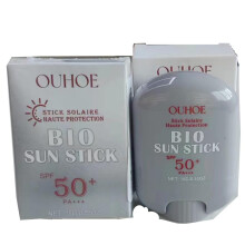 2 Pack SPF50 Face Sunscreen Stick with Peptide 9, Water and Sweat Resistant, Travel Friendly