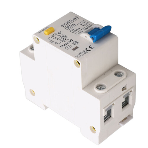 Blitzschutz-Automat 63A 30mA 6kA DIN-Schiene AC-Typ 1
