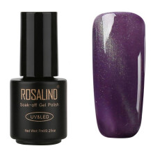 Translucent Nail Polish with Jelly Gel Effect, Sparkly Glitter Non Toxic Long Lasting UV LED Cat Magnetic Eye Gel Nail Polish for DIY Manicure