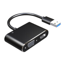 USB3.0 to HDTV and VGA Video Converters for Double Monitor-s
