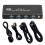 Double Computer KVM Switcher HDTV 4K60Hz with USB Keyboards 1