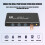 Double Computer KVM Switcher HDTV 4K60Hz with USB Keyboards 2