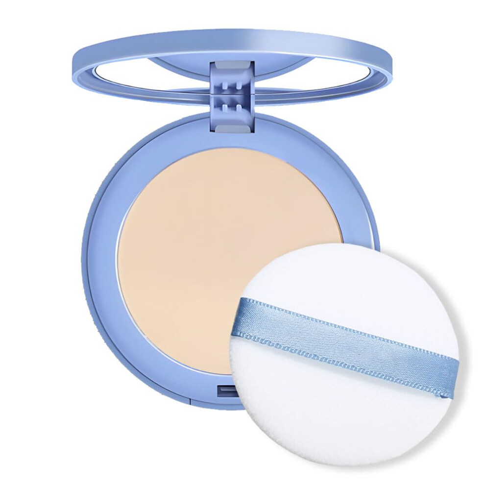 Pressed Face Powder and Setting Powder Poreless Matte LongLasting Lightweight 10g 01#