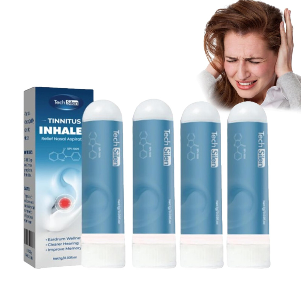 Tinnitus Inhaler Relief Device 4PCS Set for Ringing Ears with Quick Restoration Spare Parts