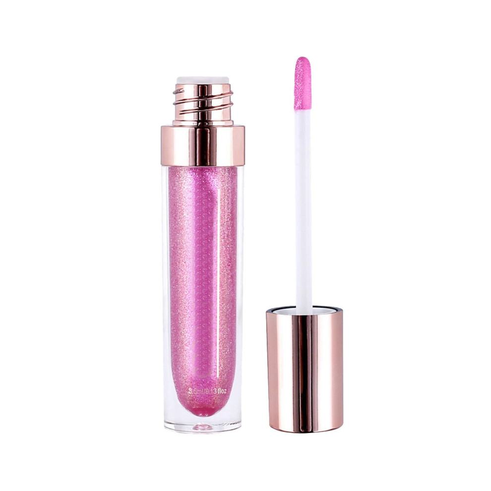 Hydrating Lip Glow Oil with Deep Hydration, NonSticky Vegan Formula for Dry Lips, Glossy Tint