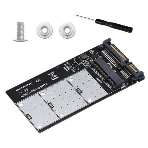 Convertisseur MSATA vers SATAs, carte Mini SATAs vers 7 broches,