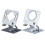 Support de tablette métallique rotatif pliable, Angle de-D9 2