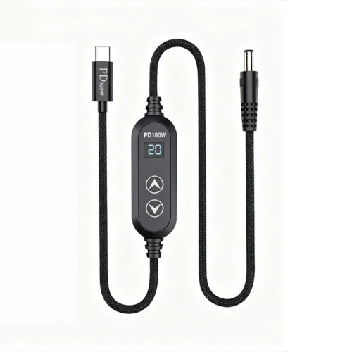 Câble tressé PD100W, chargeurs rapides, tensions réglables de 5V