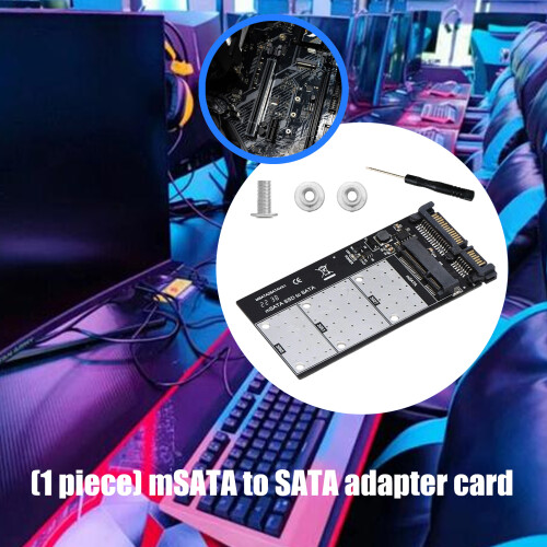 Convertisseur MSATA vers SATAs, carte Mini SATAs vers 7 broches, 1