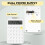 Calculatrice à gros bouton, double puissance, batterie-rose 5