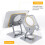 Support de tablette métallique rotatif pliable, Angle de-D9 3