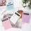Calculatrice à gros bouton, double puissance, batterie-rose 4