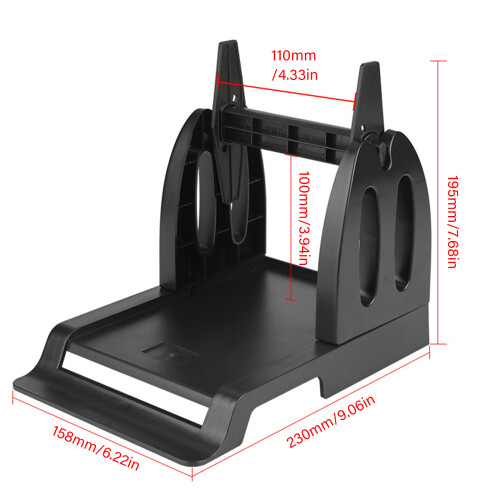 Thermal Label Paper Holder Original External Printer-BK XLarge 2