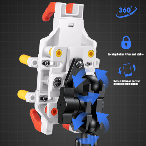 Shockproof Cycling Phone Mount Reinforced-M10s ball first 2