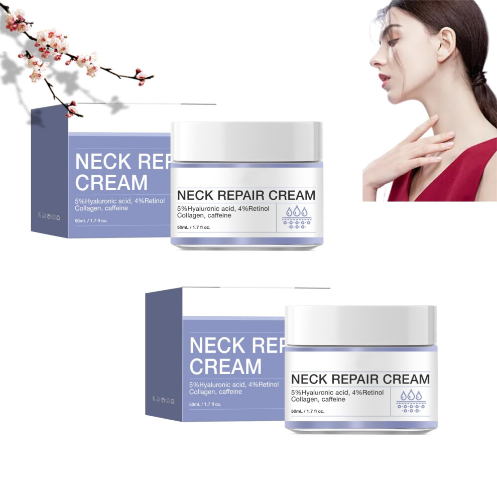 Cream Neck Firming For Wrinkles And Sagging Skin, Hydrating Anti Aging Neck 2Pcs