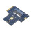Adaptateur d'interface M.2 Key A E compatible pour l'ajout de 6