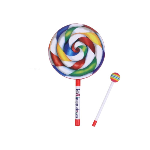 1 Paar lebendige Regenbogen-Handtrommeln mit-8 Zoll