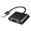 Hochauflösender Videoadapter USB 3.0 zu HDTV und VGA mit-y 1