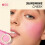 Cream Blush Color 04 with LongLasting Buildable Coverage Multiuse for Cheeks Lips and Eyes 4