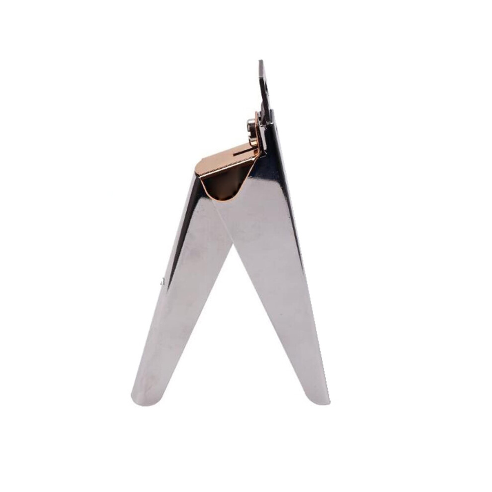 Silver Stainless Steel Nail Scissors With Precision Straight Blade, Ushaped Clippers For Thick Nails,