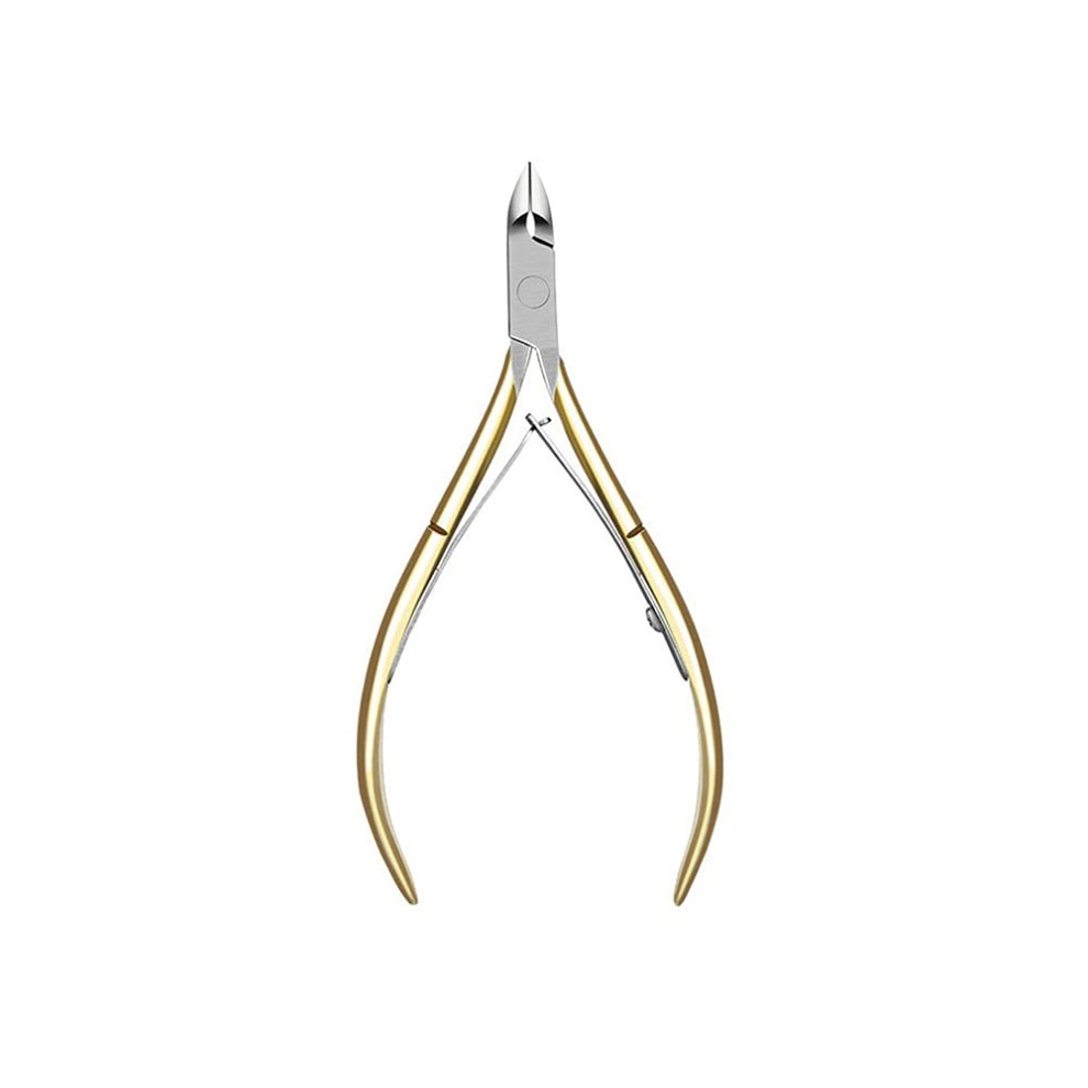Gold Ingrown Toenail Clippers Surgical Stainless Steel Scissors Ergonomic Grip For Precise Nail Trimming