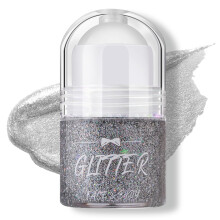 Holographic Body Glitter Roll On Gel for Face Hair and Skin, Chunky Festival Mermaid Shimmer