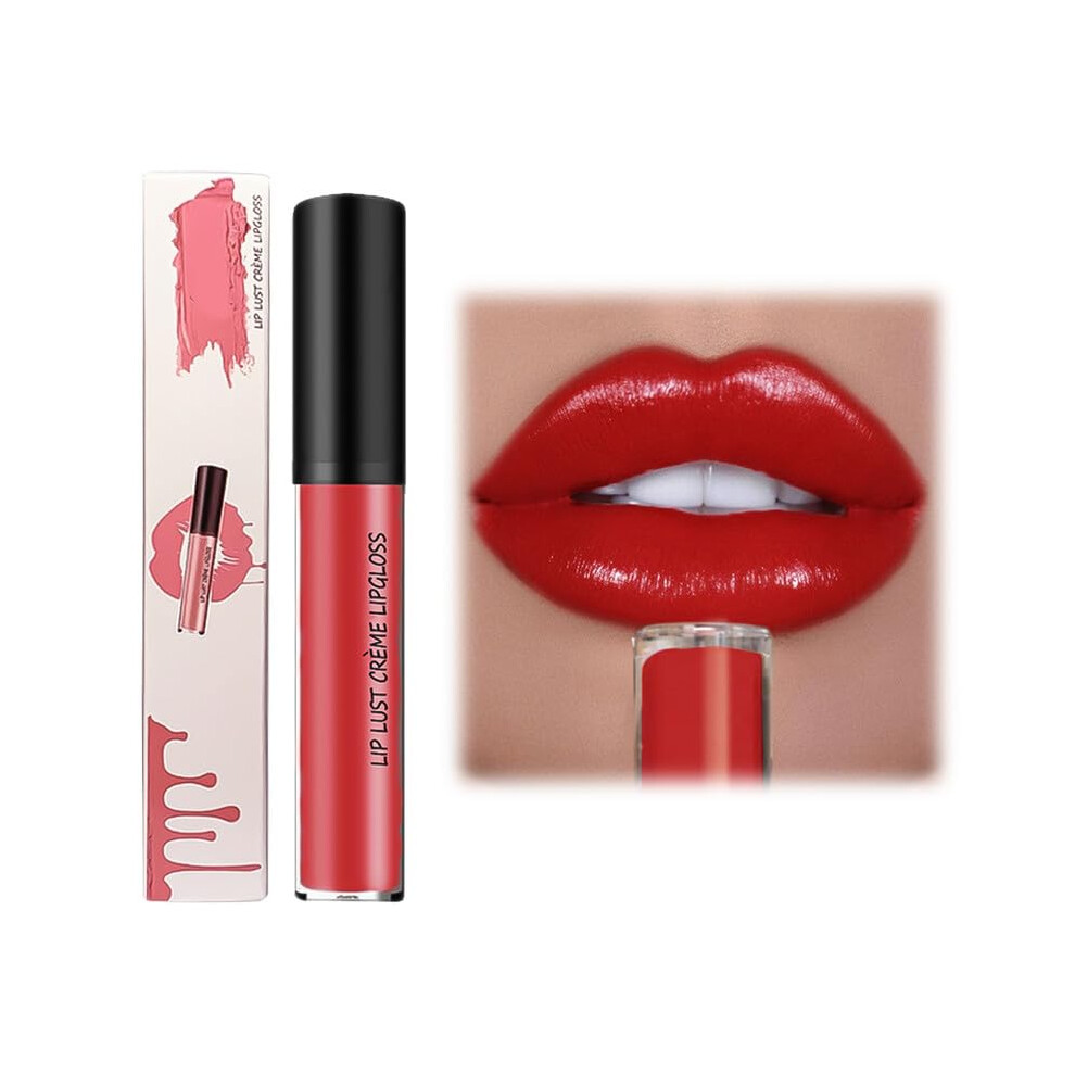 12 Colors Long Lasting Waterproof Liquid Lipstick with Moisturising Cream Texture and Shimmer Finish