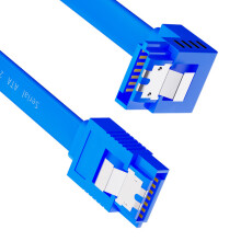 SATA3.0 Data Cable For Hard Disk Drive-blue straight c urve