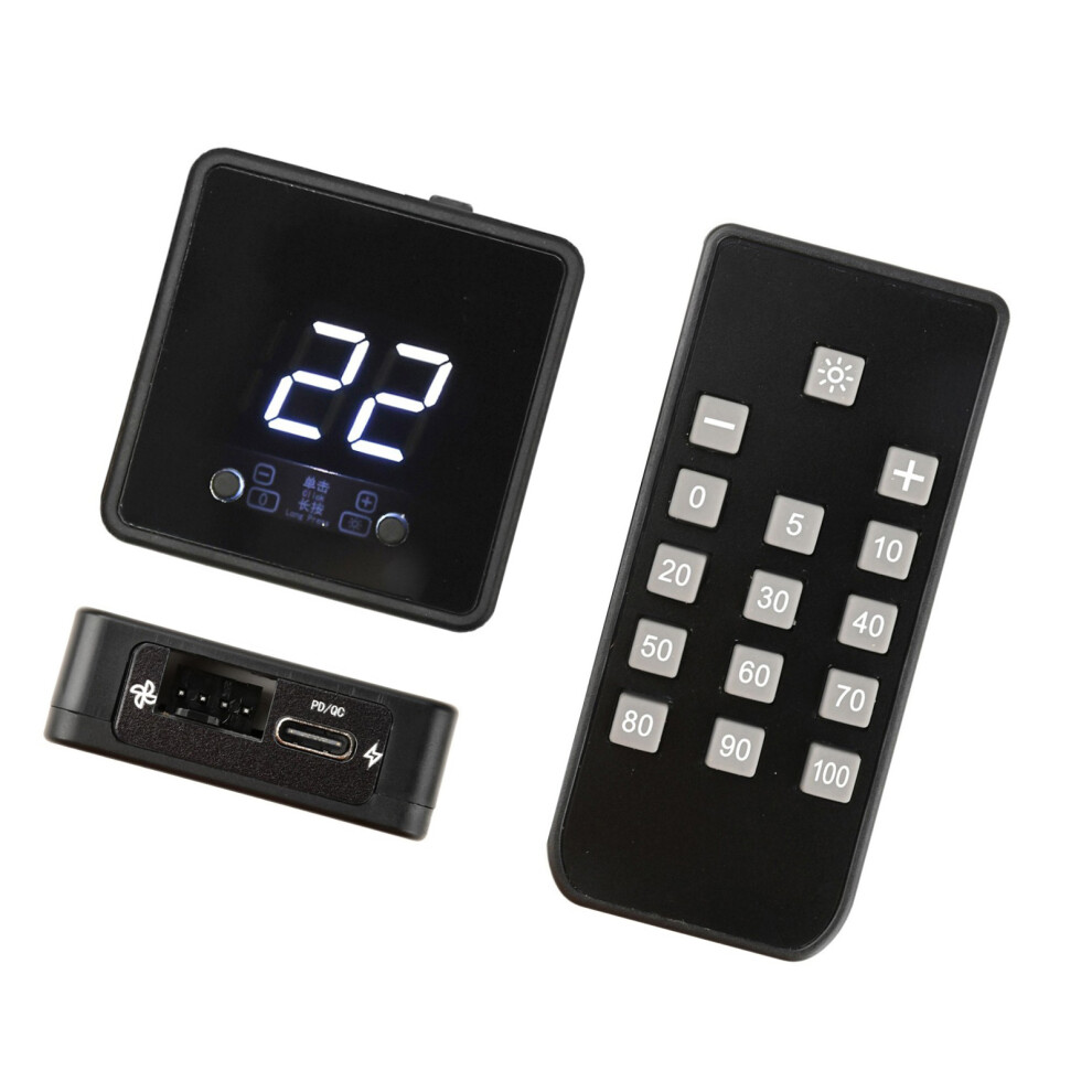 4Pin Fan Speed Controller With Digital Display 24V 12V-Typec 7704000931694