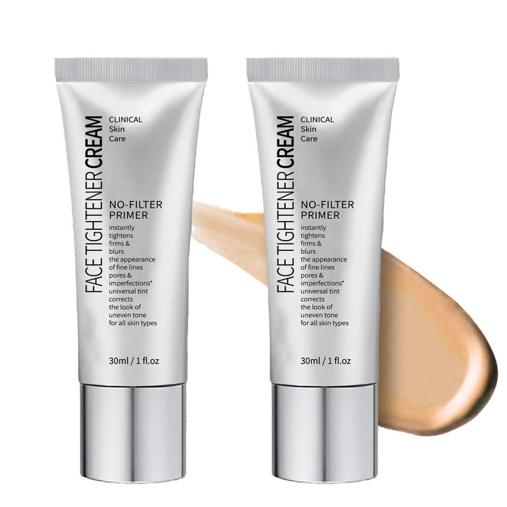 Face Primer 2 Pcs Brown with Instant Skin Smoothing Pore Minimizing and LongLasting Makeup Hold