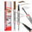 Microblading Eyebrow Pen with Brow Gel, Waterproof 4Fork Tip, LongLasting Light Brown 1